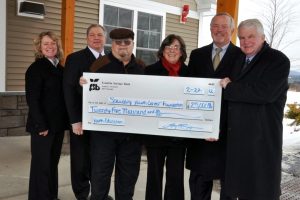 Franklin Savings Bank Gives $25,000 to Spaulding Youth Center Foundation to Support New School Construction